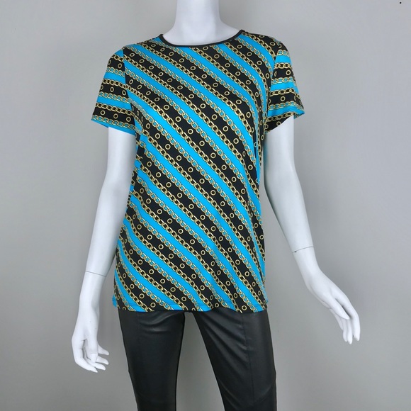 MICHAEL Michael Kors Tops - {Michael Kors} Chain Link Print Blouse Top